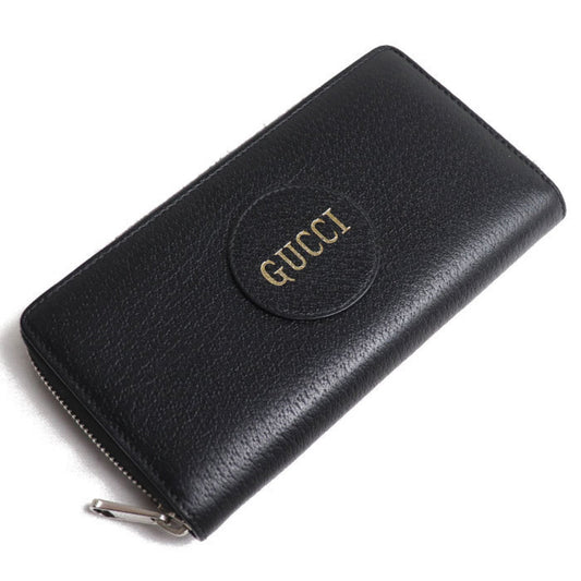 Gucci Black Leather Long Wallet (Bi-Fold) ()
