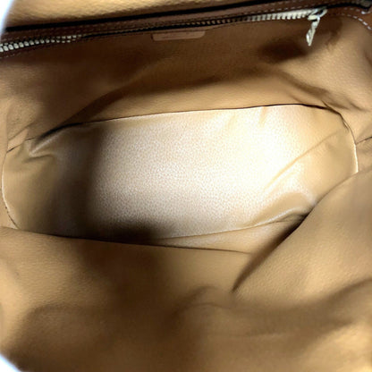 Celine rucksack Macadam PVC leather brown gold metal fittings ladies