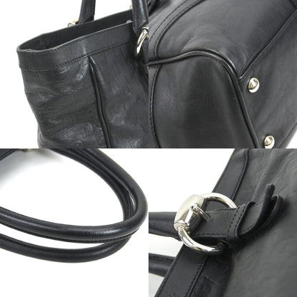 Gucci Black Leather Handbag