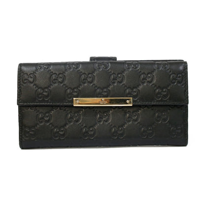 Gucci long wallet leather ladies men's SH-e