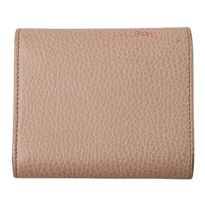 Gucci Pink Leather Wallet (Tri-Fold)
