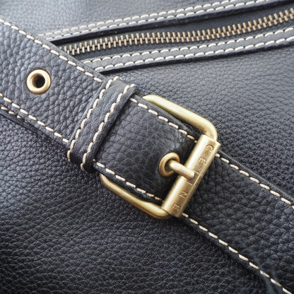 Celine calf black ladies shoulder bag