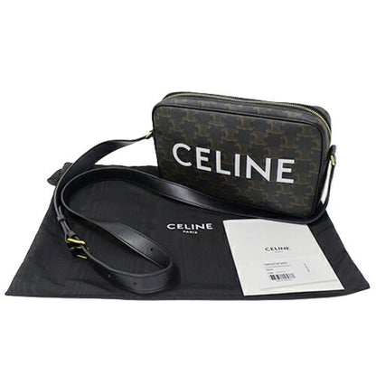 Celine bag ladies shoulder triomphe brown black