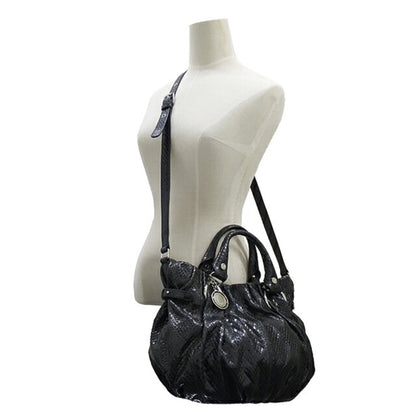 Celine bag ladies handbag shoulder 2way leather pillow small black