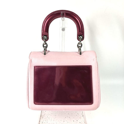 Christian Dior Pink Leather Handbag ()