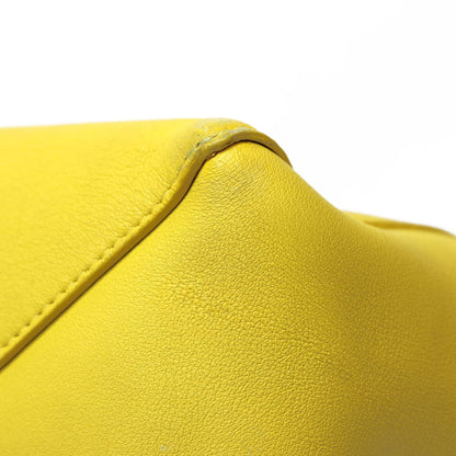 Celine Shoulder Bag Hippo Phantom Tote 2way Yellow Ladies