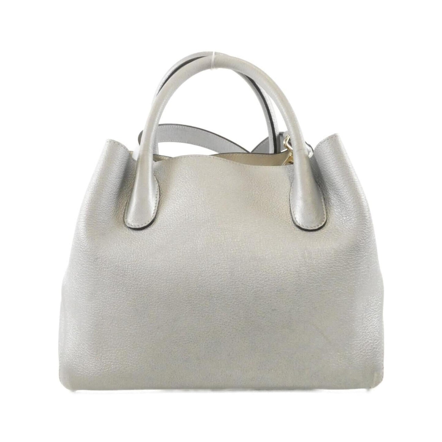 Christian Dior Silver Leather Handbag ()