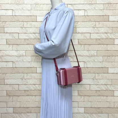Christian Dior Pink Aluminum Shoulder Bag ()