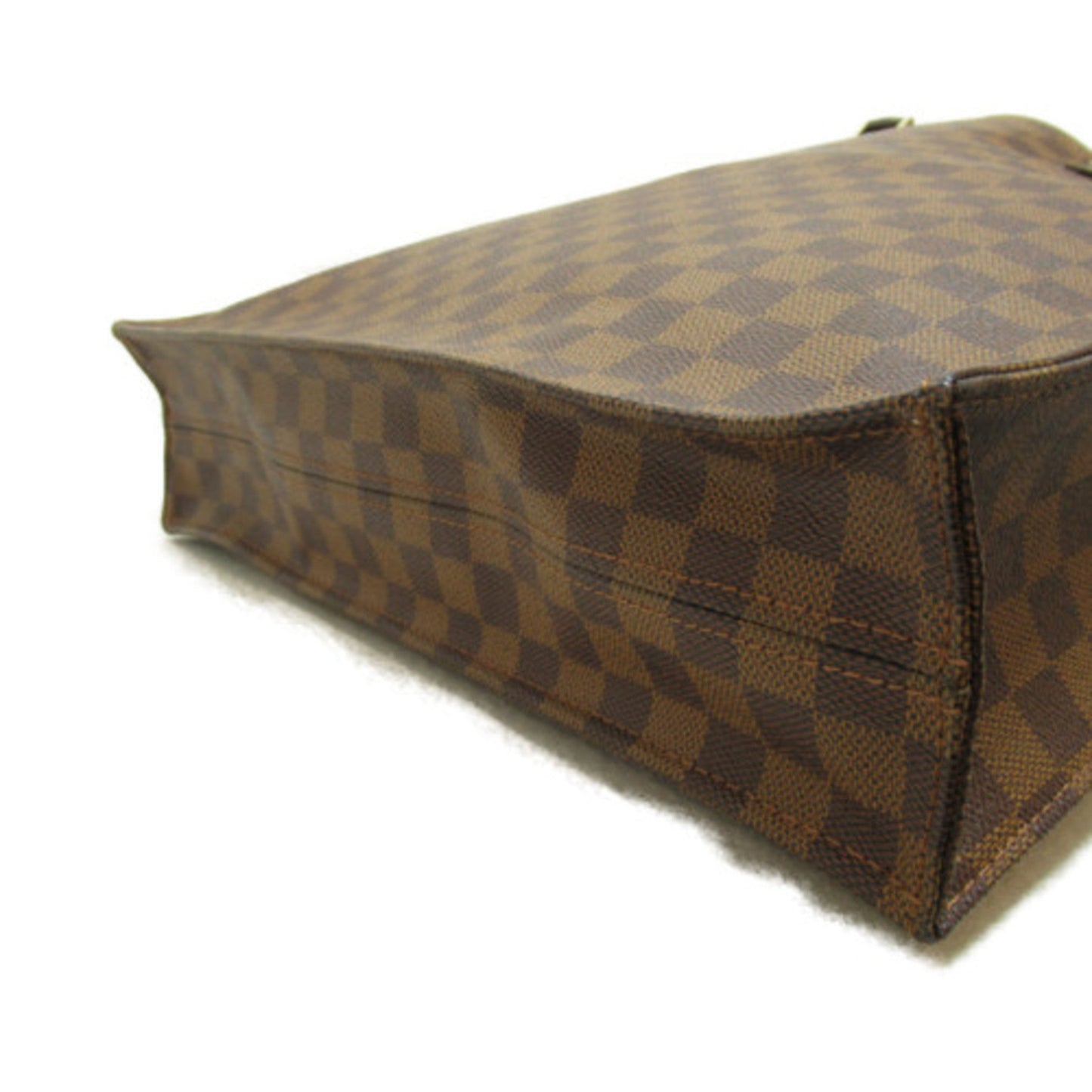 LOUIS VUITTON Sac Plat Brown Ebene Damier PVC coated canvas N51140