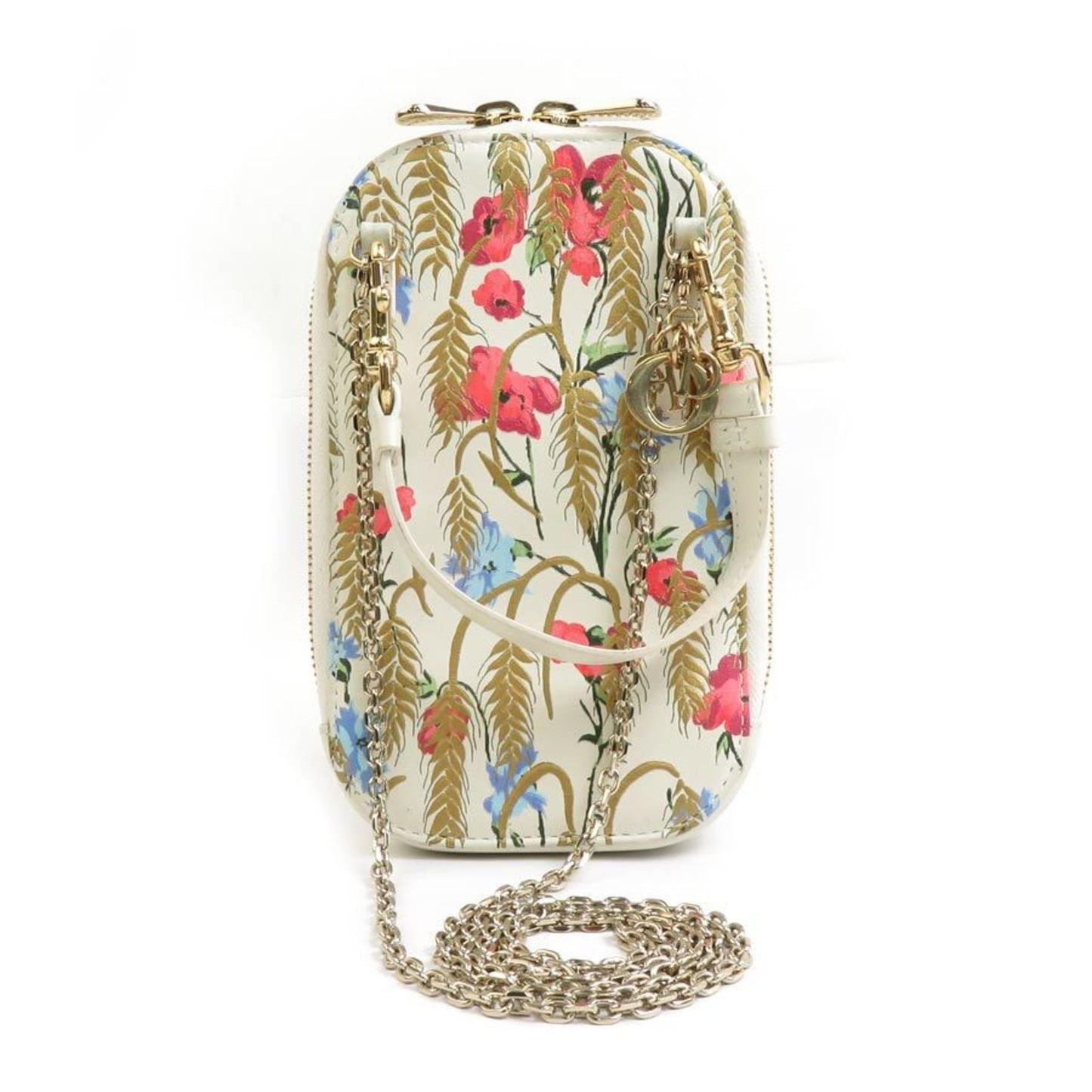 Christian Dior Multi-Color Leather Pouch Shoulder Bag ()