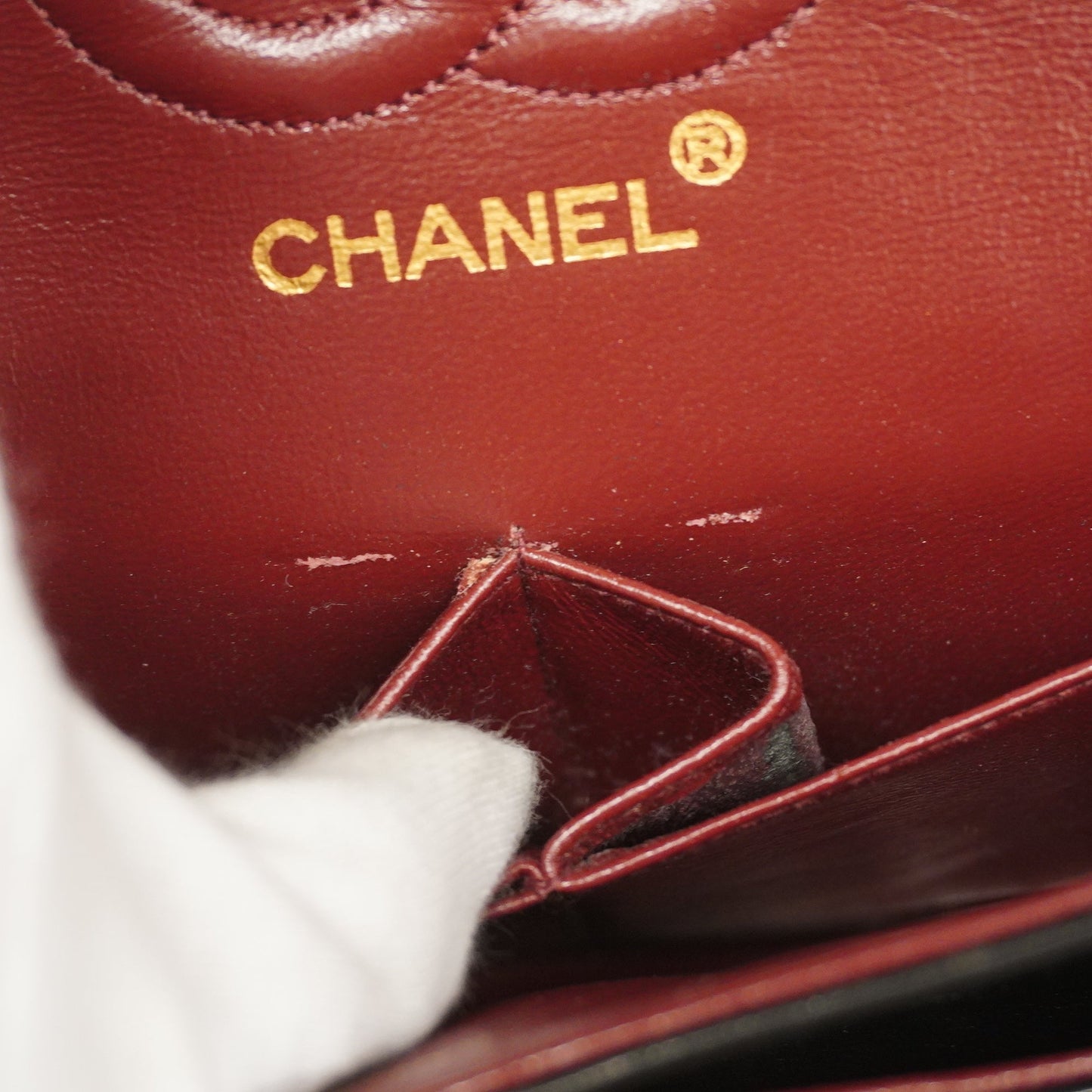 CHANEL Matelasse W Flap W Chain Lambskin Women's Leather Shoulder Bag Black
