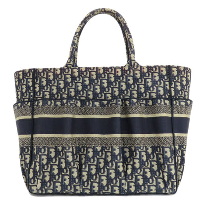 Christian Dior Navy Canvas Tote Bag ()