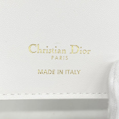 Christian Dior White Leather Wallet (Bi-Fold) ()