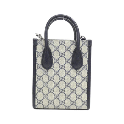 Gucci Beige Blue Gg Supreme Handbag