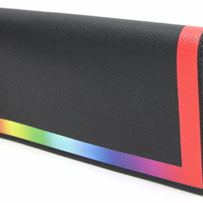 Louis Vuitton Bifold Long Wallet Taiga Rainbow Portefeuille Brother M30349 Noir Men's Virgil Abloh LOUIS VUITTON