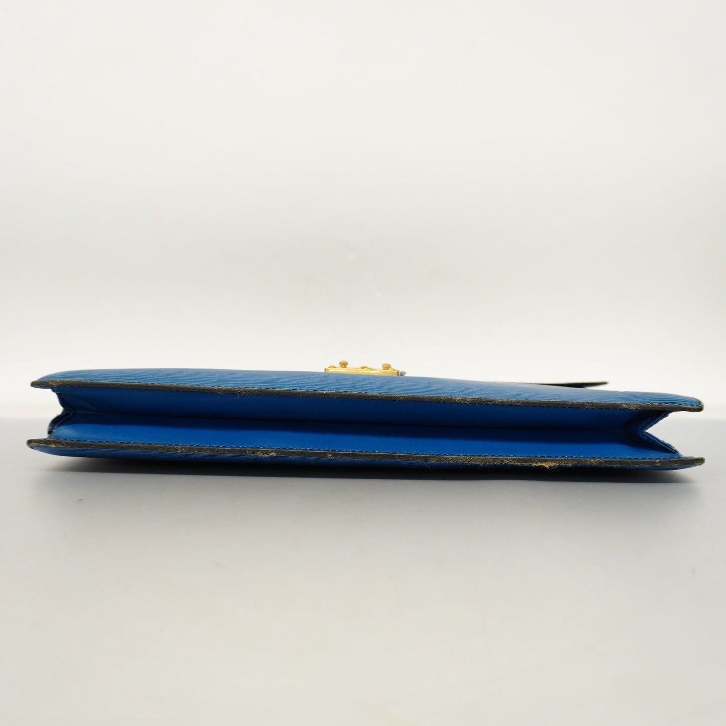 Louis VuittonAuth  Epi Porto Documan Bandolier Briefcase Toledo Blue