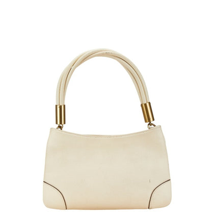 Gucci White Leather Shoulder Bag