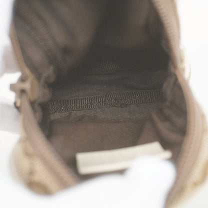 Gucci Pouch 548393 Women's GG Canvas Pouch Beige