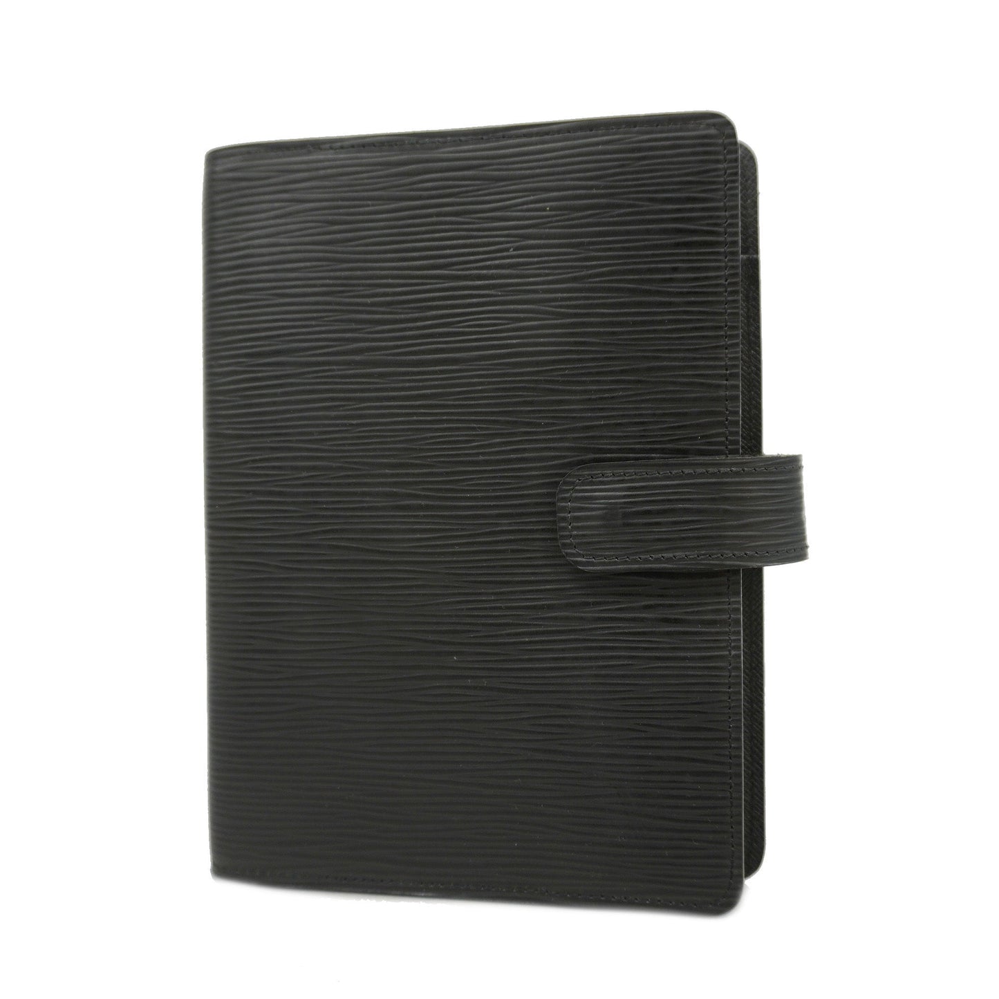 Louis VuittonAuth  Epi Planner Cover Noir Agenda MM R20042
