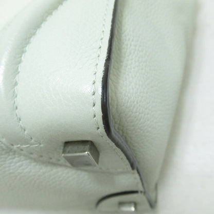 Celine luggage micro handbag Green cream green leather