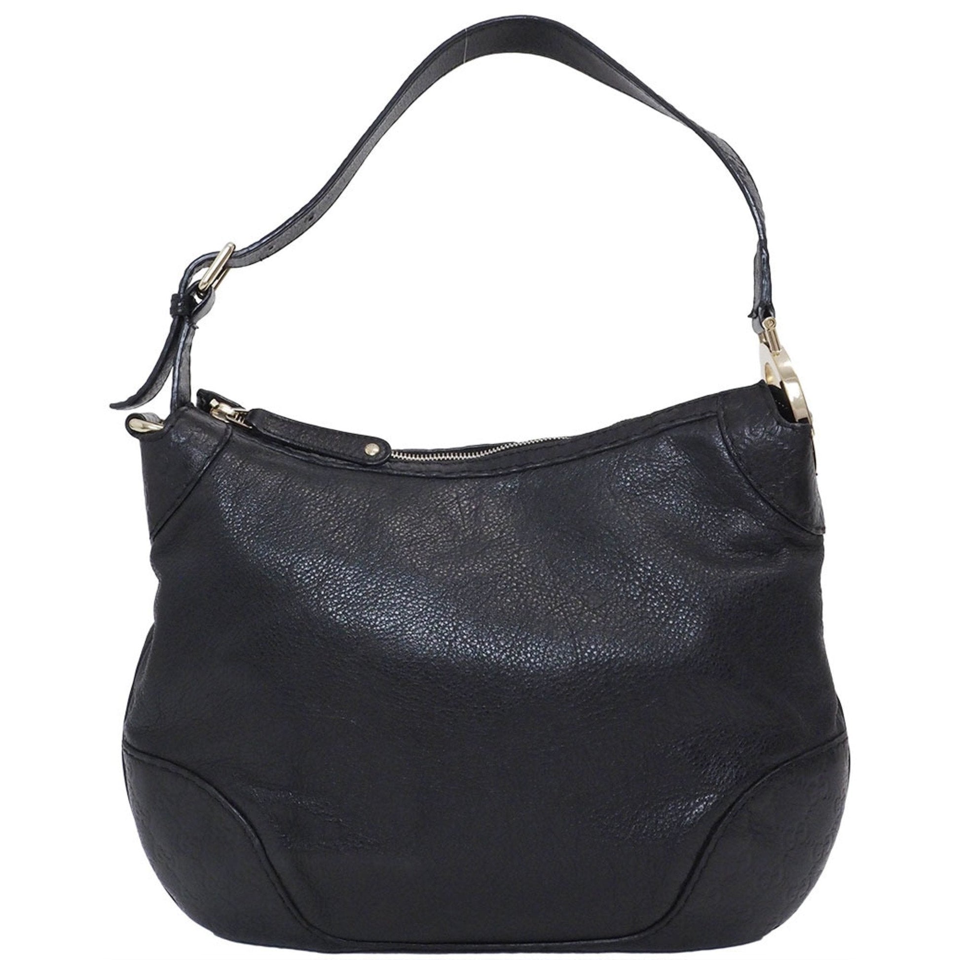 Gucci Black Leather Shoulder Bag ()