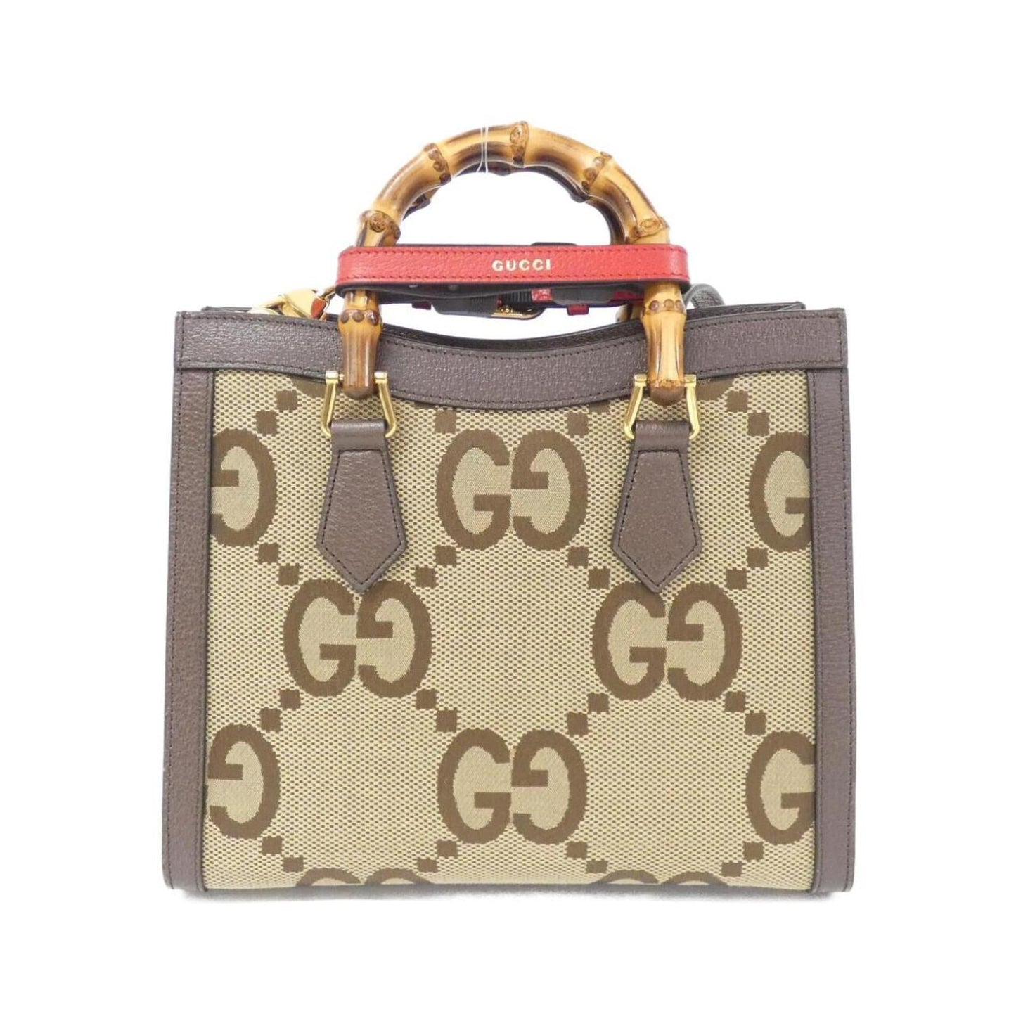 Gucci Beige Brown Gg Canvas Handbag