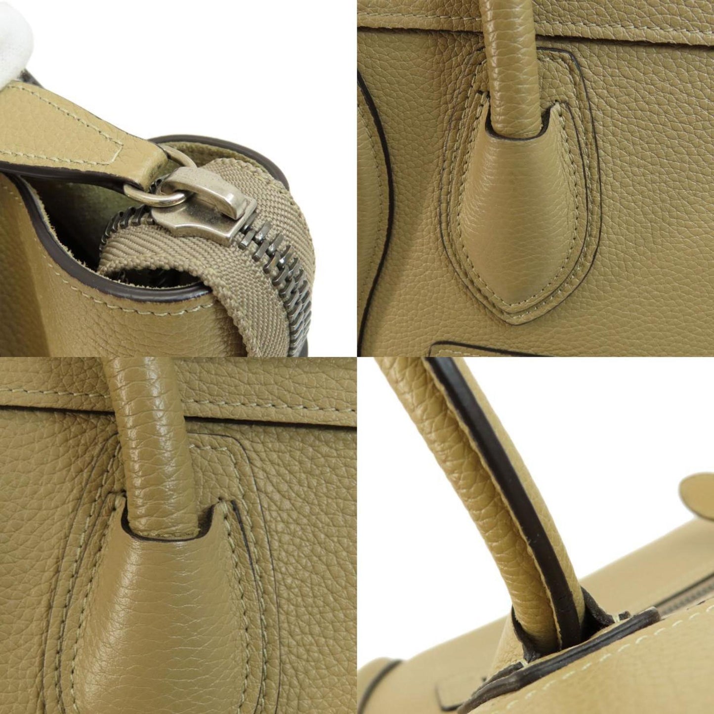 Celine Luggage Micro Handbag Calf Women's