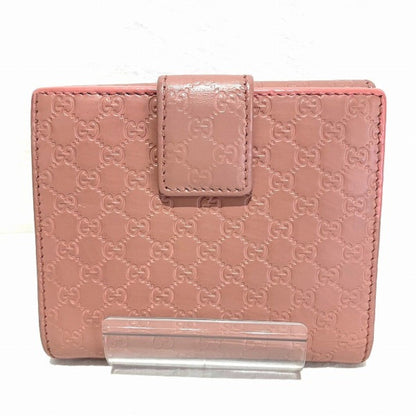 Gucci Pink Leather Wallet (Bi-Fold) ()