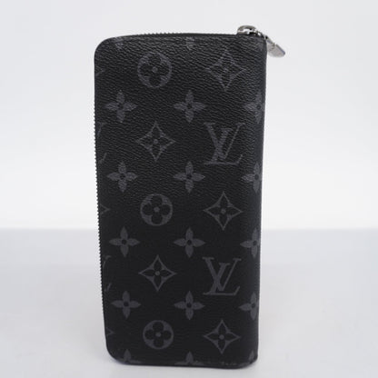 Louis VuittonAuth  Monogram Eclipse Zippy Wallet Vertical M62295 Men's Wallet