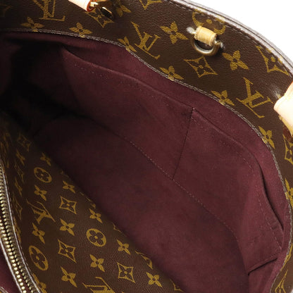 LOUIS VUITTON Monogram Montaigne GM Handbag Tote Bag Shoulder M41067