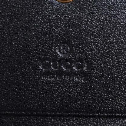 GUCCI GG Marmont Leather Bifold Wallet 443125 Black Women's