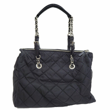 Prada Quilted Chain Shoulder Bag Black BR2234 Tote