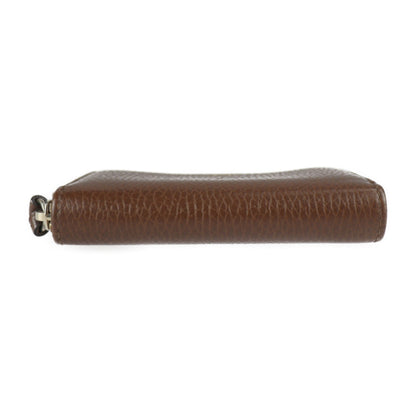 Gucci Gucci Swing Brown Leather Coin Purse/Coin Case