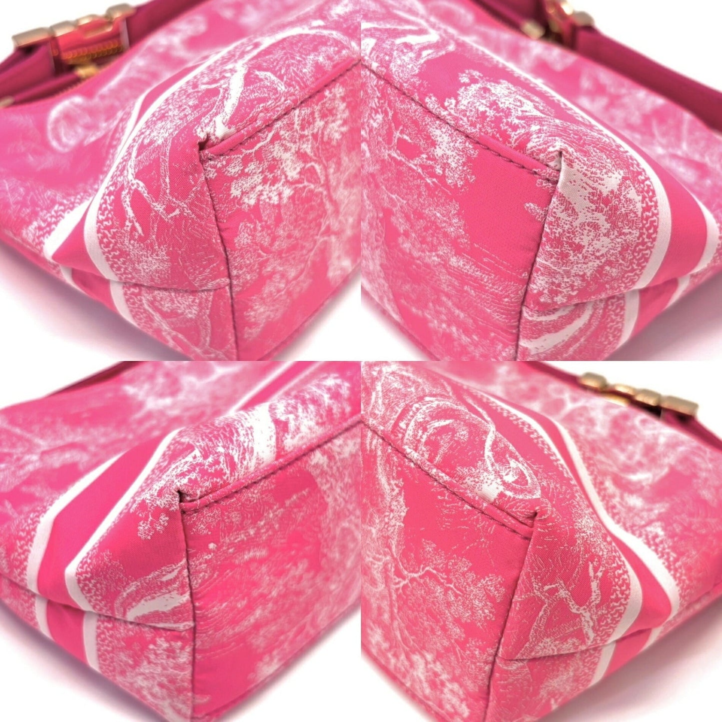 Christian Dior Pink Nylon Leather Pouch ()