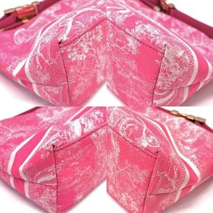 Christian Dior Pink Nylon Leather Pouch ()
