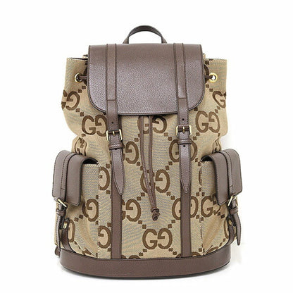 Gucci Gg Canvas Camel Gg Canvas Backpack ()