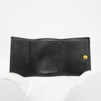 GUCCIAuth  GG Marmont Gold Hardware 523277 Women's Leather Wallet [tri-fold]