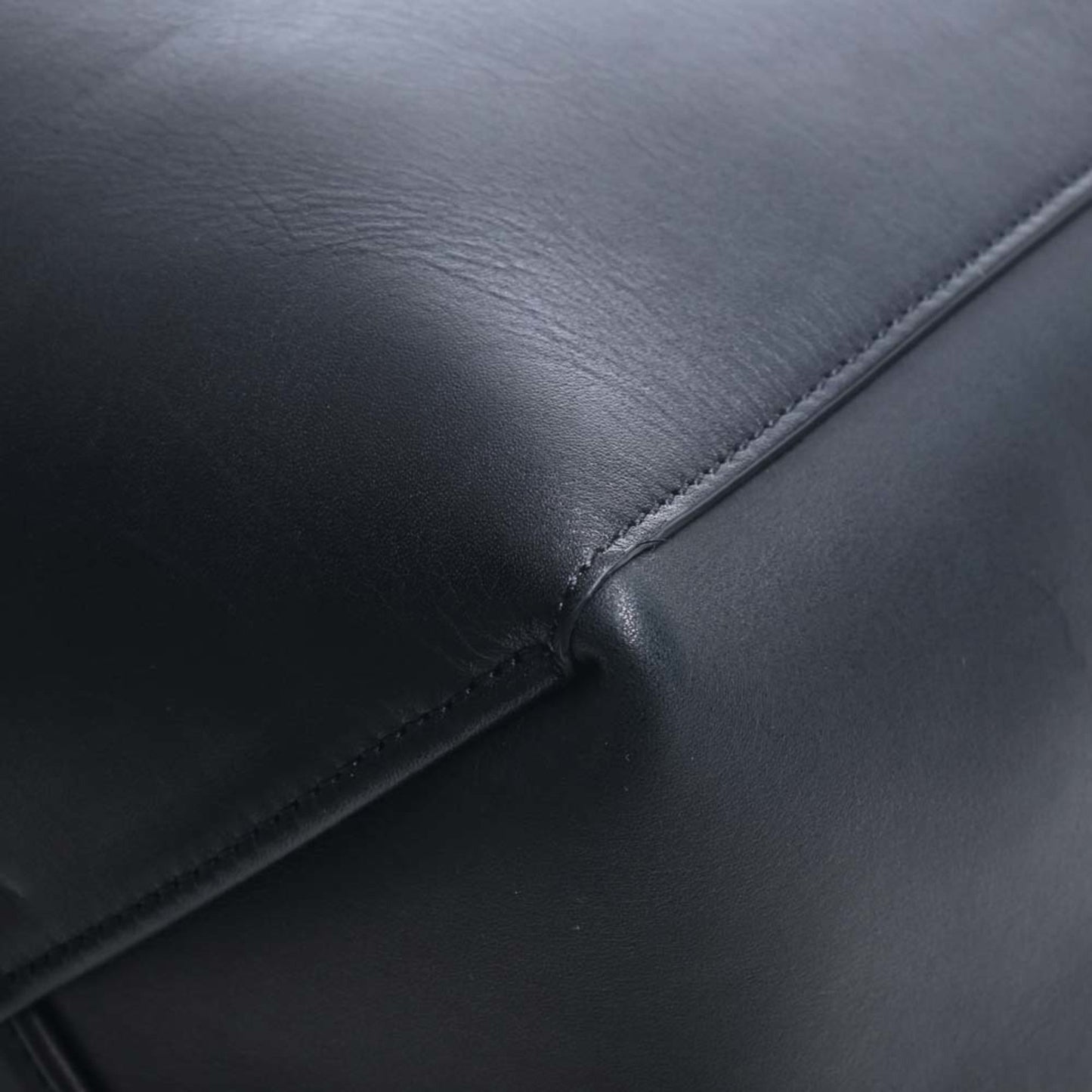 Celine Leather Tote Bag Black Ladies