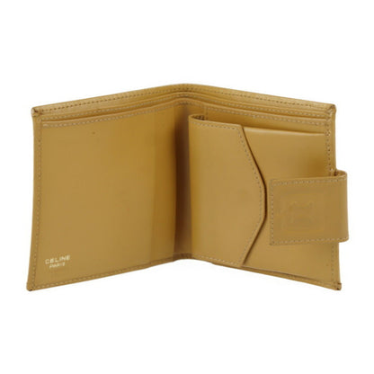 Celine Bifold Wallet PVC Leather Brown Macadam Pattern