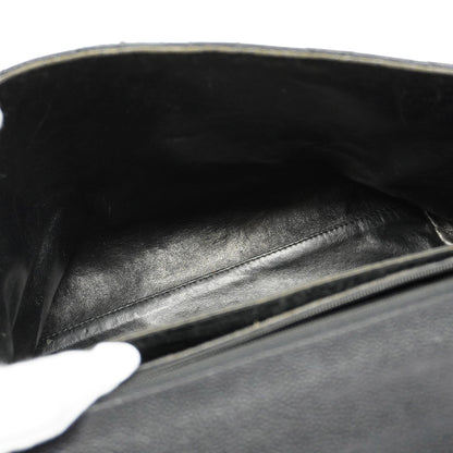 CHANELAuth  Matelasse Handbag Women's Caviar Leather Black