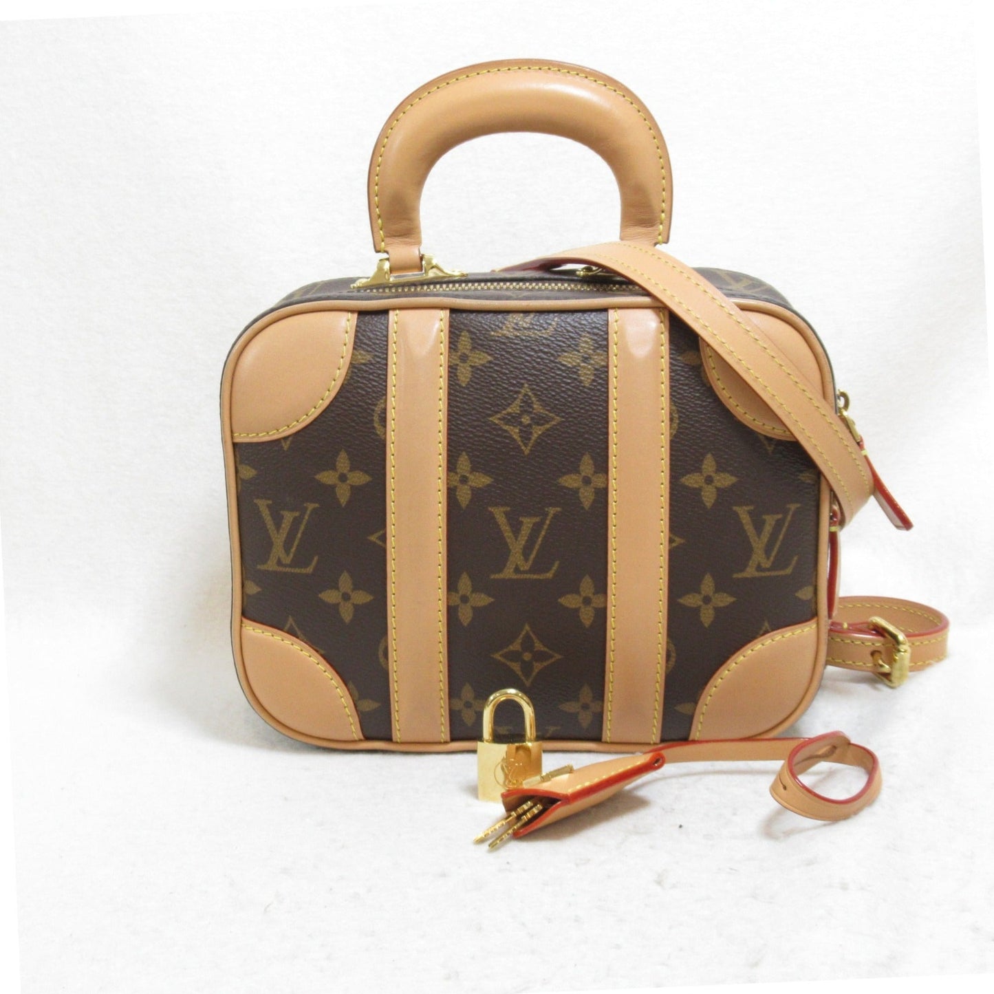 LOUIS VUITTON Varisette BB 2way Shoulder Bag Brown Monogram PVC coated canvas M44804