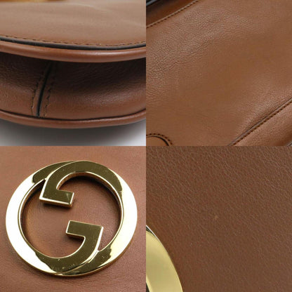 Gucci Brown Leather Shoulder Bag