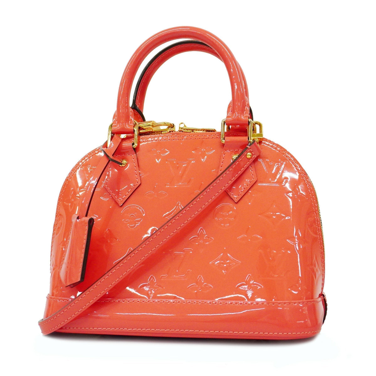 Louis VuittonAuth  Monogram Vernis 2way Bag Alma BB M90174 Women's Handbag