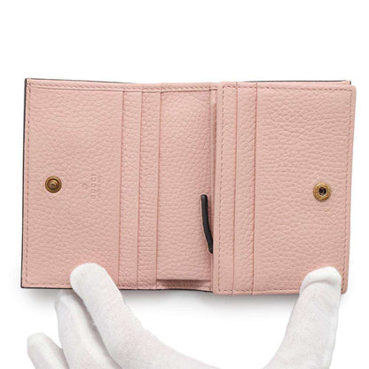 Gucci Pink Leather Wallet (Bi-Fold)