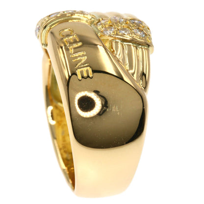 Celine diamond ring K18 yellow gold Ladies
