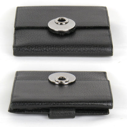 Gucci Black Leather Wallet (Bi-Fold)