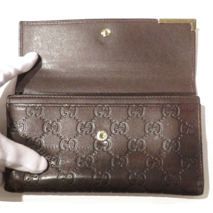 Gucci Dark Brown Leather Coin Purse/Coin Case