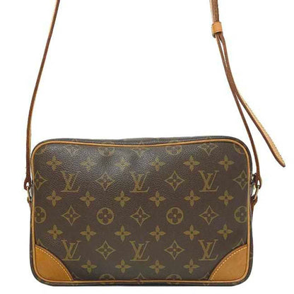 LOUIS VUITTON Shoulder Bag Trocadero 27 Brown Beige Gold Monogram M51274 Canvas Nume MB1024