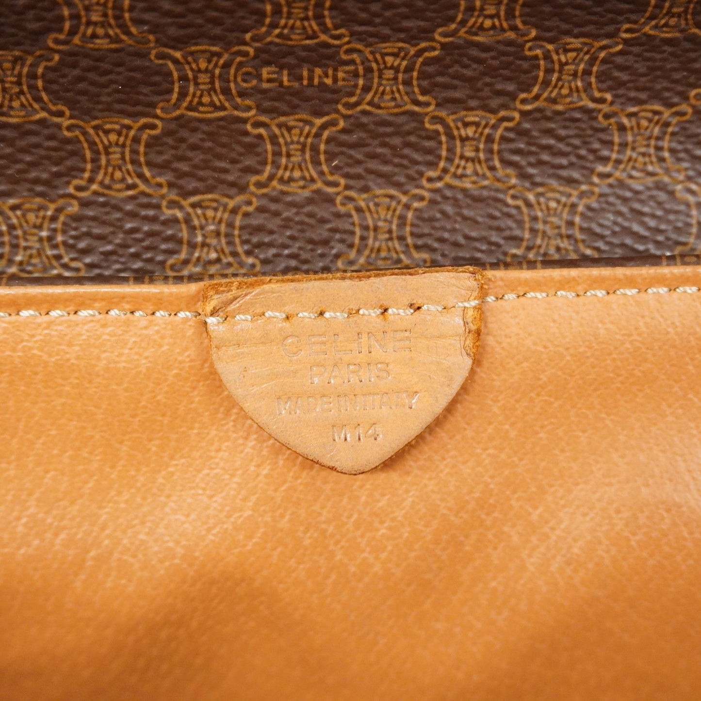 Celine  Macadam Handbag Women's PVC Handbag Brown
