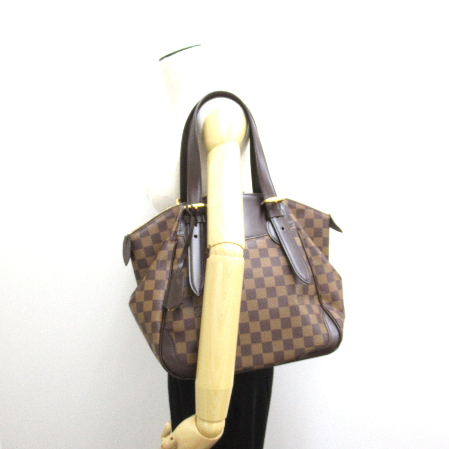 LOUIS VUITTON Verona MM Brown Damier PVC coated canvas N41118